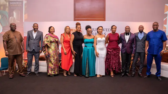 Speakers and hosts together on stage